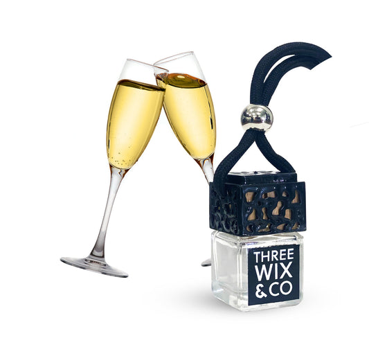 Three wix and co - Diffuseur voiture Champagne toast